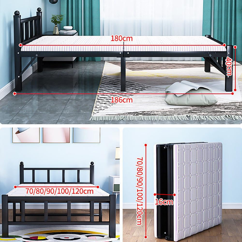 Amazon｜Fuyutu ベッドフレーム シングル 幅70cm 折り畳みベッド 完成